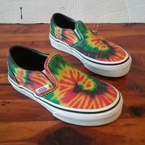 Vans Classic Tie Dyed Sneakers Kids Size 10.5
